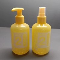 200ml 300ml Bouteille de shampooing et de savon liquide en plastique PET coloré pour vaporisateur de lotion