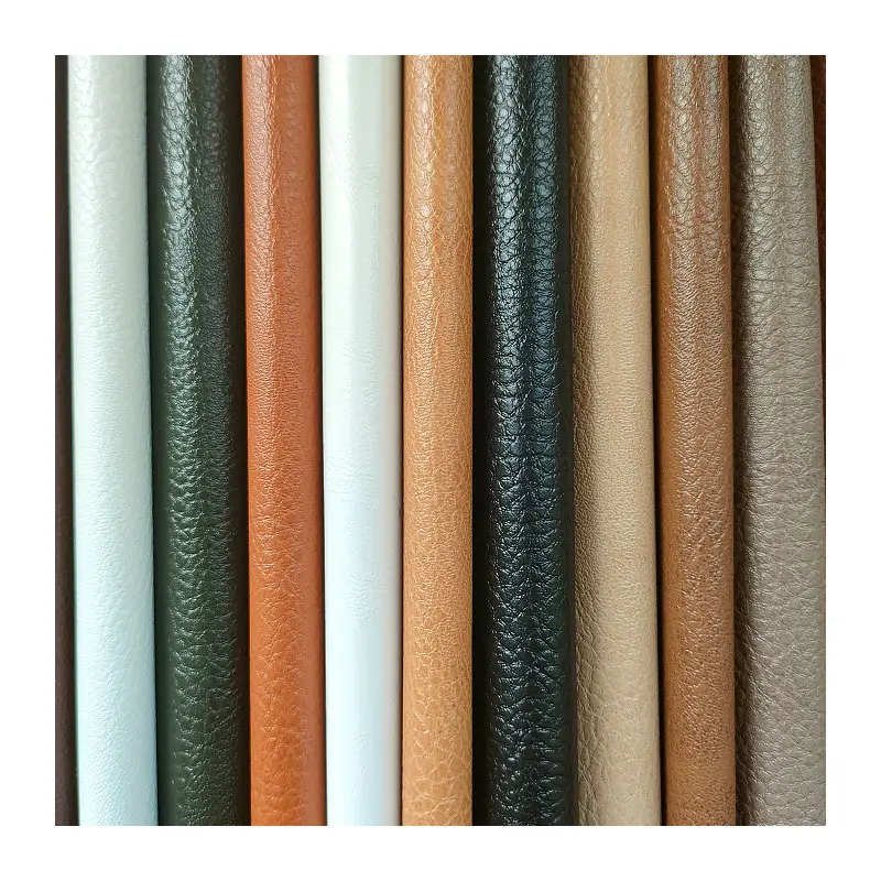 Free sample Leather Wholesale 0.9mm vintage non-abrasive cowhide lychee print oil waxed leather sofa leather