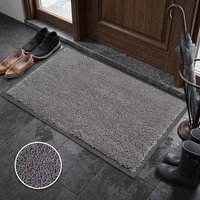 Tapis de cuisine tendance à séchage rapide, antidérapant, lavable, avec absorption de l'humidité et de la saleté, tapis de bienvenue pour l'entrée de la maison