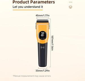 Tondeuse Électrique Professionnelle Sans Fil Haut de Gamme à Faible Bruit Rechargeable par USB pour Toilettage Chien Chat et Élimination des Poils d'Animaux - Product Image 2