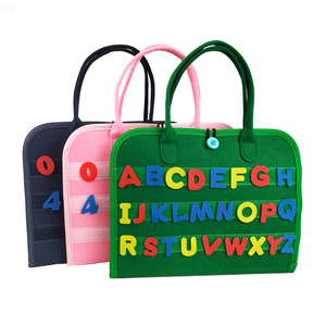 知育玩具 フェルト製 ビジーボード モンテッソーリ お着替え練習 幼児向け 感覚玩具 - Product Image 1