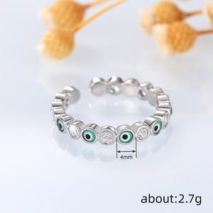 Anello alla Moda T0822 con Zirconia Cubica, Incastonatura a Pavé, Pietra Rotonda, Gioiello Unisex da Regalo - Product Image 5