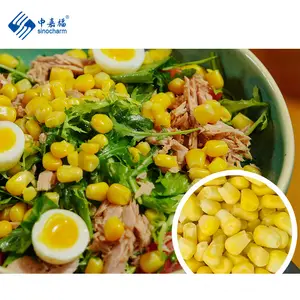 Sinocharm BRC Certified New Season Frozen Sweet Corn Kernel IQF Sweet Corn From China