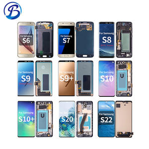 Vente en gros S6 S7 S8 S9 S9 + <span class=keywords><strong>S10</strong></span> <span class=keywords><strong>S10</strong></span> + S20 S22 Écran AMOLED d'origine pour <span class=keywords><strong>Samsung</strong></span> Galaxy S Series avec brûlures avec cadre - Product Image 1