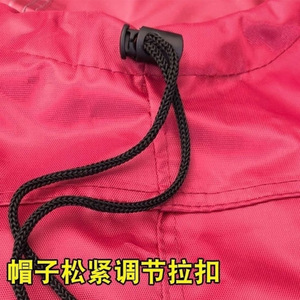 Impermeable para bicicletas, ponchos para la lluvia, para una sola persona, para hombre y mujer, para adultos, extra grande y grueso, con borde ancho, compartido - Product Image 5