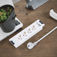 Nouveau design de prise de bureau créative prise cachée 4AC prises de rallonge intégrées avec prise multifonction USB-A et TYPE-C