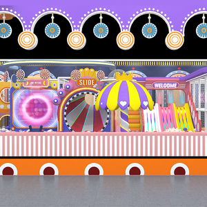 Parco Giochi Modulare per Bambini da Interno, Scivoli Multilivello, Piscina di Palline, Reti da Arrampicata, Personalizzabile, Sicuro per Scuole e Centri Commerciali - Product Image 4