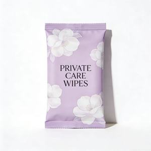 Salviette Umidificate Morbide Non Tessute per l'Igiene Intima Femminile, Confezione Individuale, Supporta Logo e Packaging Personalizzati - Product Image 1