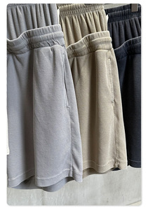 Pantalones cortos para hombre de alta calidad, multicolor, con logotipo personalizado, al por mayor, estilo vintage, lavados con ácido, lisos, holgados. - Product Image 5