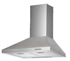 Elektrikli Duvara Monte Paslanmaz Çelik Davlumbaz Alüminyum Filtreler 3 Hızlı Aspiratör LED Işık Düğme Kontrolü Enerji Sınıfı - Product Image 6