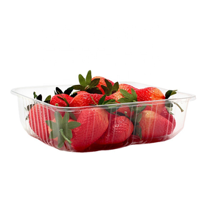 Supermarket Fruits transparent Container Strawberry Plastic Blister Packaging Disposable Fruit Box
