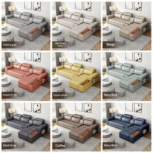 Multifunctional <b>Foldable</b> <b>Sofa</b> <b>Bed</b> Dual Use Retractable Tech Cloth Double <b>Sofa</b> For Small Living Room Internet Celebrity Style - Product Image 4