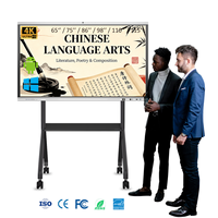Tableau blanc intelligent avec fonction IA, certification EDLA, RK3588 RK3576 Android 16, 65, 75, 86 pouces, pour l'éducation, les entreprises et les bureaux