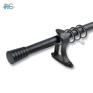 Set di aste <span class=keywords><strong>per</strong></span> <span class=keywords><strong>tende</strong></span> in ottone antico su misura di vari tipi estensibili a <span class=keywords><strong>doppio</strong></span> ferro <span class=keywords><strong>per</strong></span> tenda a bastone - Product Image 5