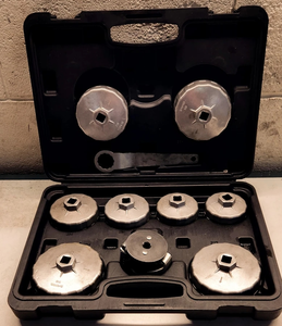 Set di 10 Chiavi per Filtro Olio in Acciaio ad Alto Tenore di Carbonio, Attrezzi Auto per <span class=keywords><strong>Garage</strong></span> e Officina - Product Image 3