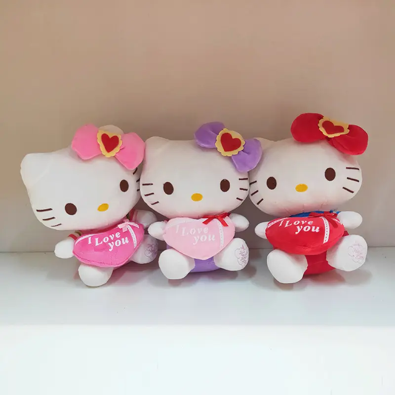 Mix Wholesale 8" Famous Anime Cartoon Figure Kitty Dolls Cute Cheap Girls Gifts Kids Toys