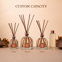 Coffret Cadeau Diffuseur de Roseaux Écologique Personnalisé en Gros OEM 100ml avec Bouteille de Recharge Parfum Jasmin Marque Privée