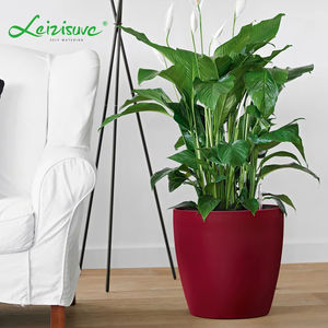 Macetas Decorativas de Jardín Estilo <span class=keywords><strong>Bali</strong></span> Doradas Pintadas, Macetas de Estilo <span class=keywords><strong>Japon</strong></span>és con Cilindro de Autorriego, Maceta - Product Image 6