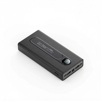 Batterie externe 20000mAh, charge rapide PD 22.5W, chargeur portable, affichage numérique, sortie USB Type-C pour les voyages