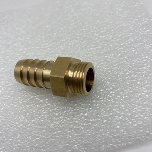 Raccord de tuyauterie hydraulique en laiton de haute qualité, manchon de compression, raccord pneumatique rapide à barbelures pour tuyau - Product Image 5