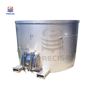 Tanque de Vino de Acero Inoxidable 304 de 5000L con Parte Superior <span class=keywords><strong>Abierta</strong></span> y Enfriamiento por Placa Acanalada, Larga Vida Útil para <span class=keywords><strong>Bodega</strong></span> - Product Image 1
