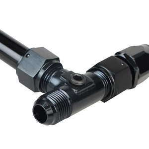 ホリーキャブレターデュアルフィードキャブレター燃料ライン用ステンレス鋼編組8AN4150デュアルフィード燃料ラインキット - Product Image 4