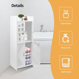 Household large-capacity waterproof <b>cabinet</b>, multi-functional storage rack, kitchen storage <b>cabinet</b>, simple wall-mounted <b>cabinet</b> - Product Image 2