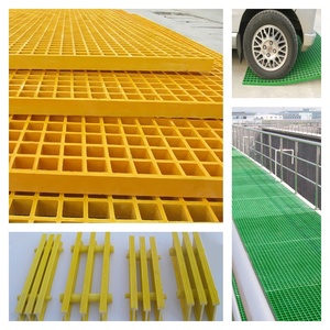 Grille PRF Grille de plate-forme pultrudée en fibre de verre pour passerelle GRP - Product Image 6