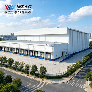 Solution d'ingénierie de structure en acier Q355b haute efficacité pour la construction de logistiques à chaîne du froid sans colonnes pour la transformation alimentaire - Product Image 1