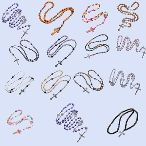 <span class=keywords><strong>Chapelet</strong></span> Catholique de Prière, Perles de Prière de Poche, Chapelets Catholiques, Saint Michel, Saint Benoît et Marie, avec Coffret Cadeau pour Hommes et Femmes - Product Image 2