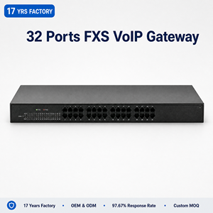 เกตเวย์ VoIP แบบอนาล็อก 4 8 16 32 พอร์ต FXS SIP Gateway T.38 FoIP สำหรับ PBX รุ่นเก่าและการย้ายโอน PSTN เป็น <span class=keywords><strong>IP</strong></span> - Product Image 2
