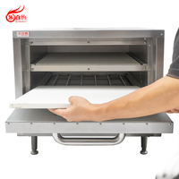 Horno Eléctrico Comercial de Acero Inoxidable para Pizza, Equipo para Hornear Pan y Pizza, Modelo: P18S