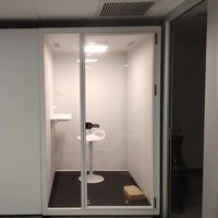 Cabine insonorisée mobile Cabine acoustique privée Salle de réunion Cabine téléphonique Bureau Studio de travail Son