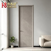 Portes intérieures modernes en bois composite sur mesure, isolation acoustique, construction durable, pour salle à manger, salle de bain, chambre, appartement