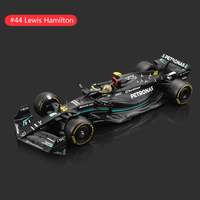 Bburago 1:24 Mercedes-AMG F1 Team 2023 Edición Especial #44 Hamilton Modelo de Coche de Aleación Fórmula Racing de Juguete Fundido a Presión W14 F1