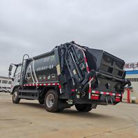 Nouveau camion à ordures Dongfeng Duolika D6, diesel, 4x2, manuel, chargement arrière avec compacteur pour la collecte et le recyclage des déchets