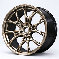Jantes forgées sur mesure 17-22 pouces 5x112 5x114.3 5x120 multi-rayons bronze pour voitures particulières BMW Série 3/4/5 M3 M4 M5