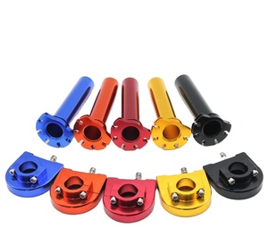 Di alluminio Del Motociclo del <span class=keywords><strong>Gas</strong></span> Torsione della Valvola A Farfalla Grip Handle Bar Grip Throttle <span class=keywords><strong>Manopola</strong></span> per KT CRF KLX Moto Dirt Bike Manubrio - Product Image 1