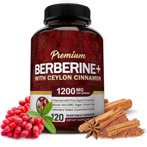 Berine en en tab berine תוספי gummies berberine כמוסות Hcl berberine עם קפסולות קינמון ציילון - Product Image 3