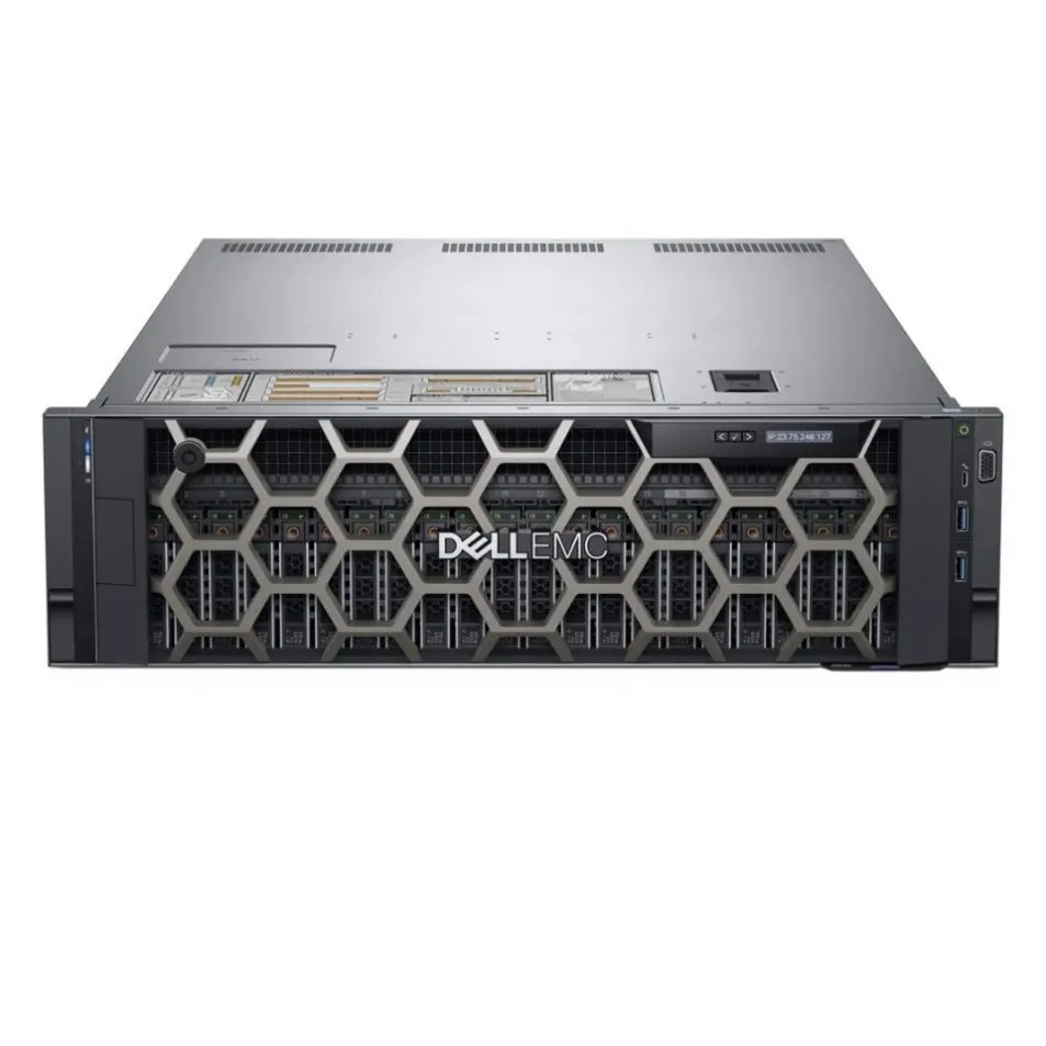 Venta caliente Dell PowerEdge R940 /R940xa Server 2 x Intel Platinum 8280L/RAM 64GB/HDD 1.2TBx2 Dell Server R740 R750