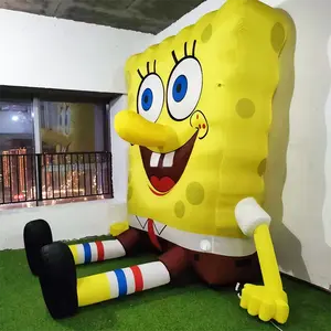 CH Hot Sale Guangdong Inflatable Cartoon Model SpongeBob SquarePants Inflatable Chicken Costume For Advertising