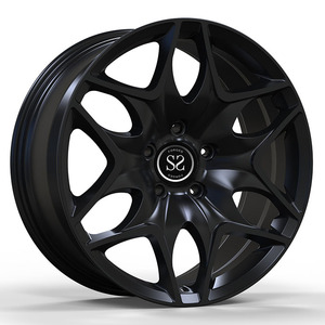 Jantes en alliage d'aluminium forgé 10.5Jx23 1 pièce, finition noir satiné pour Audi Q8 <span class=keywords><strong>RS</strong></span> - Product Image 1