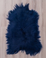 Tapis en peau de mouton teints islandais élégants longs tapis en cuir de laine incroyable Style scandinave salle de prière espace de vie ensemble de tapis