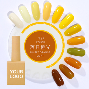 Vernis Gel UV Permanent Vegan Macaron Sans HEMA à Base d'Eau Non Toxique Écologique Longue Durée DIY Flacon de Vernis à Ongles Designer - Product Image 3