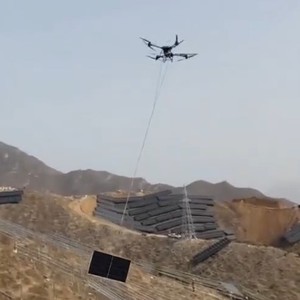 Drone de <span class=keywords><strong>transport</strong></span> de marchandises Yuequn puissant 150 kg 6 kW 220 V à montage sur piétement avec système de gestion de file d'attente et équipement de service - Product Image 4