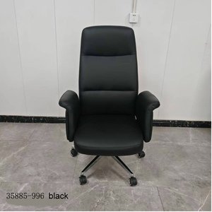 Silla de oficina moderna y cómoda 35885-996 negra - Product Image 1