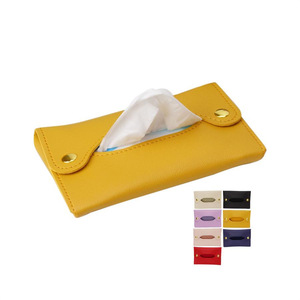 <b>Mini</b> baby tissue box/paper holder, PU leather wet wipes <b>bag</b>/paper cover, portable small pack. - Product Image 3