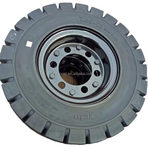 Neumático industrial tuk, neumáticos sólidos <span class=keywords><strong>para</strong></span> carretilla elevadora, 7,00-15 7,00-12 8,25-15, gran oferta - Product Image 1