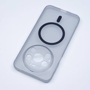 Étui de téléphone portable magnétique en TPU transparent pour <span class=keywords><strong>Honor</strong></span> X8 4G <span class=keywords><strong>Honor</strong></span> PLAY 5TPRO 4G <span class=keywords><strong>Coque</strong></span> arrière transparente Aimant blindé givré Antichoc - Product Image 2