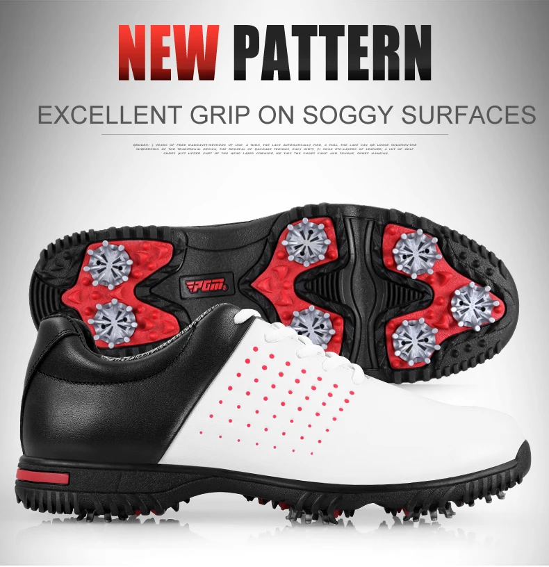 PGM XZ069 men spikes fashion focus golf shoes